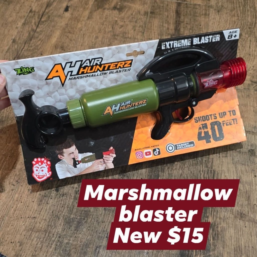New 🔥 Air hunters marshmallow shooter blaster toy